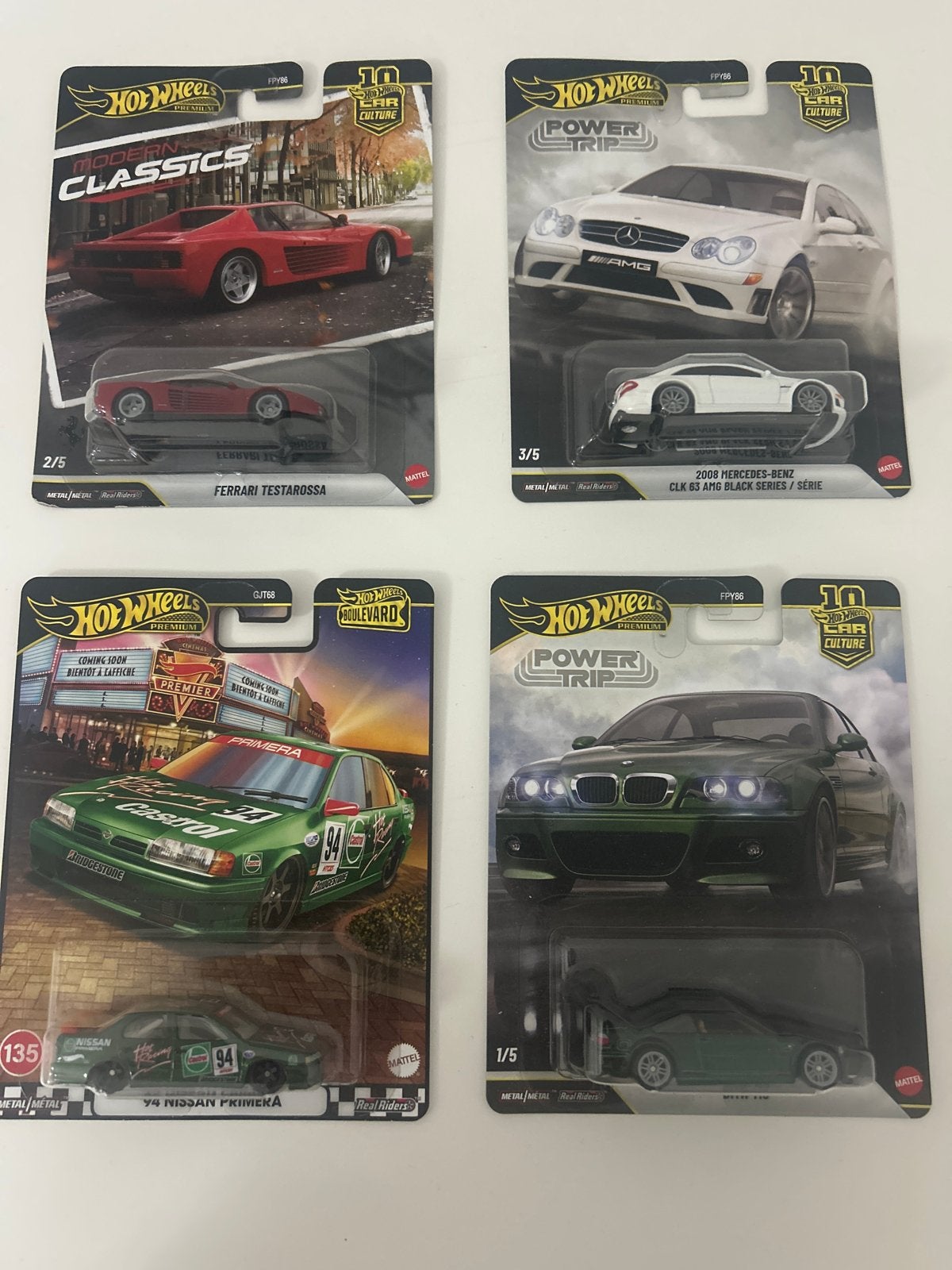 Hot Wheels Premium Set - Modern Classics, Power Trip, Boulev, Ophalen, Nieuw, Auto