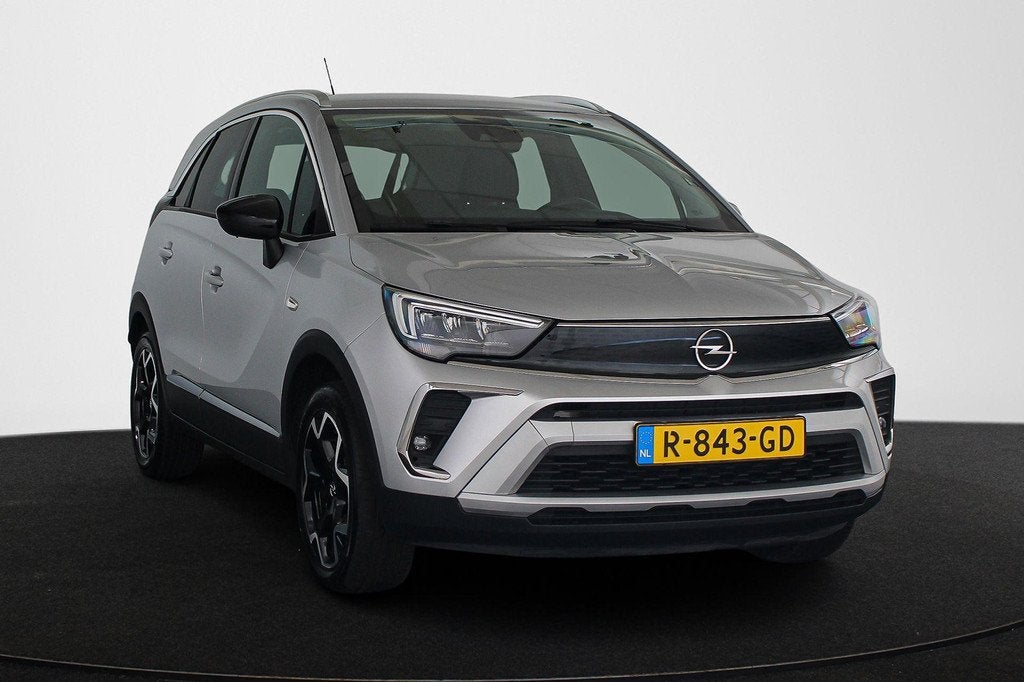 Opel Crossland 1.2 Turbo Ultimate Achteruitrijcamera Apple C, 840 kg, Gebruikt, 1199 cc, Alcantara
