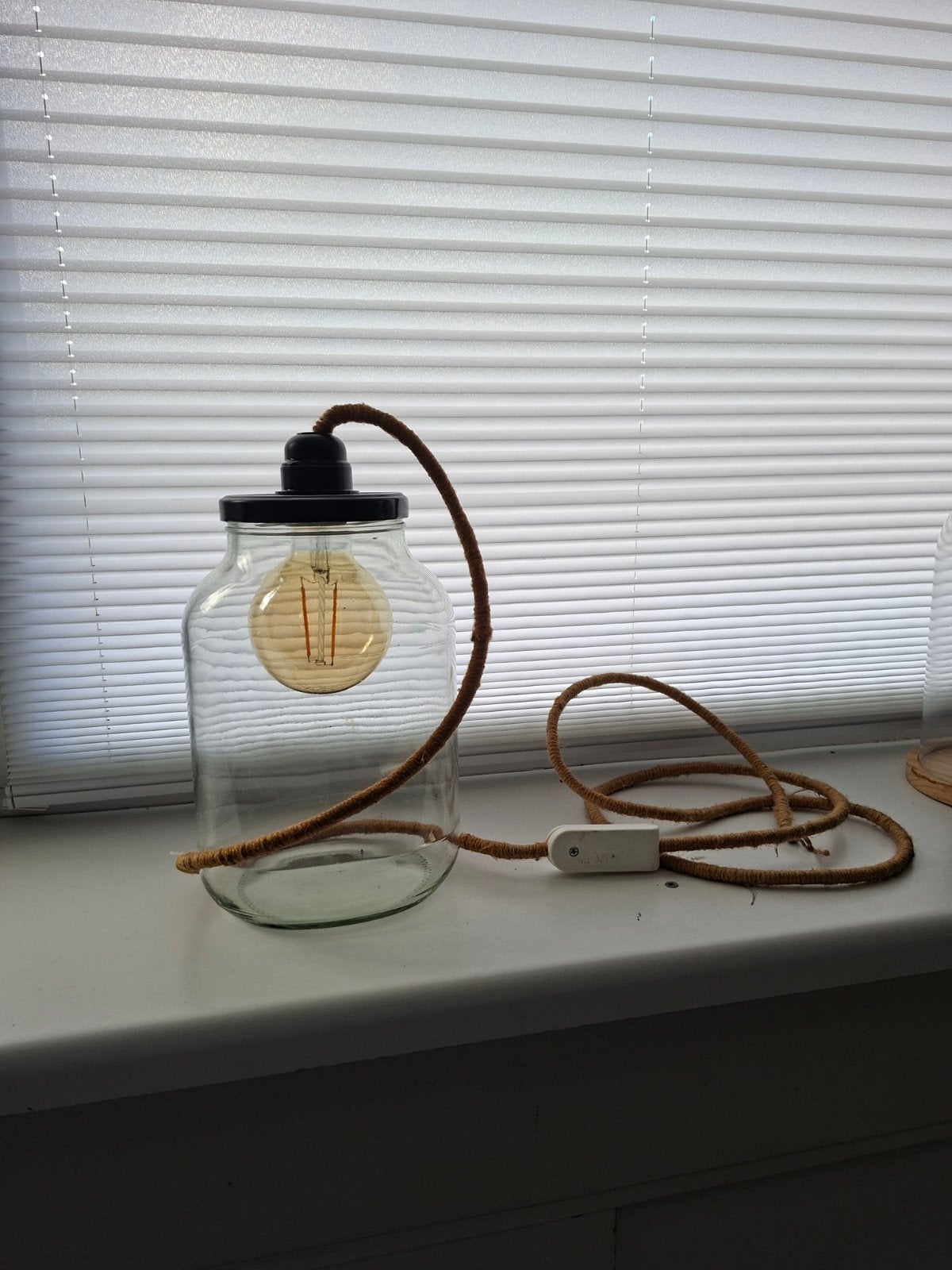 Tafellamp pot, 30 cm, Industrieel, Handgemaakt, E27 (groot)