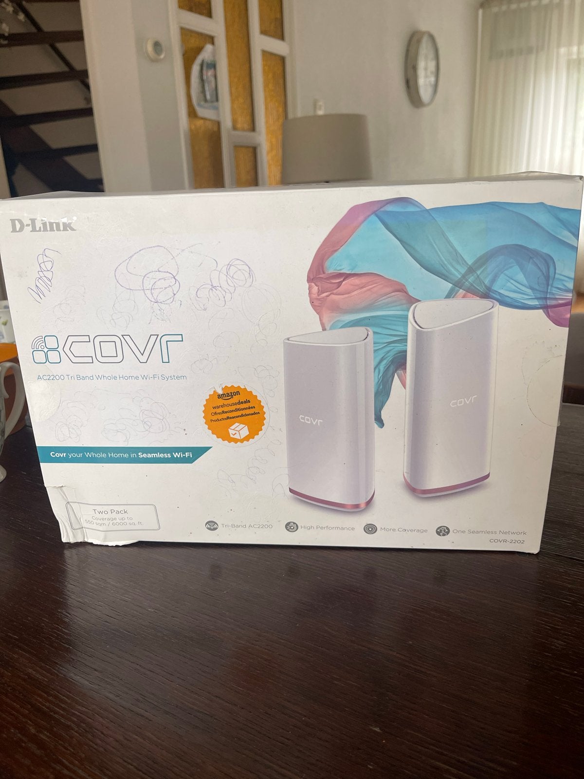 D-Link COVR-2202 AC2200 Tri-Band Whole Home Wi-Fi Systeem, Ophalen of Verzenden, Zo goed als nieuw, Router