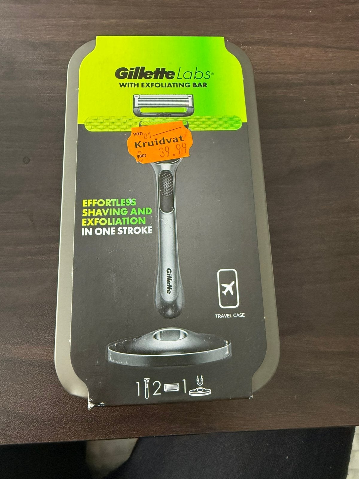 Scheermesjes Gillette labs (travel case), Ophalen of Verzenden, Nieuw, Gehele gezicht