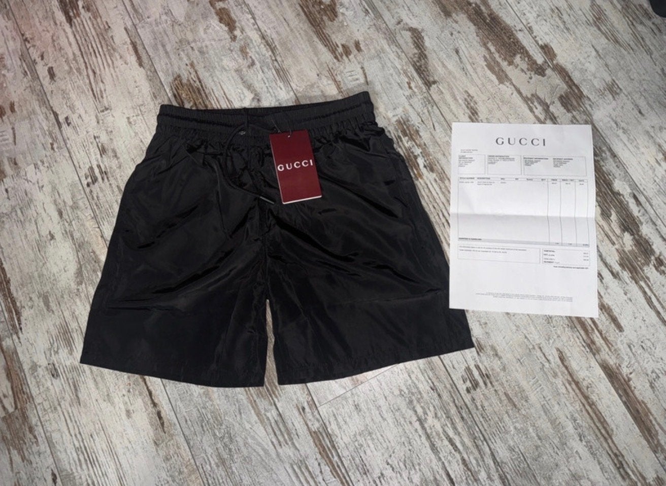 Gucci Zwemshort Zwart - Nieuw met kaartjes, Ophalen of Verzenden, Nieuw