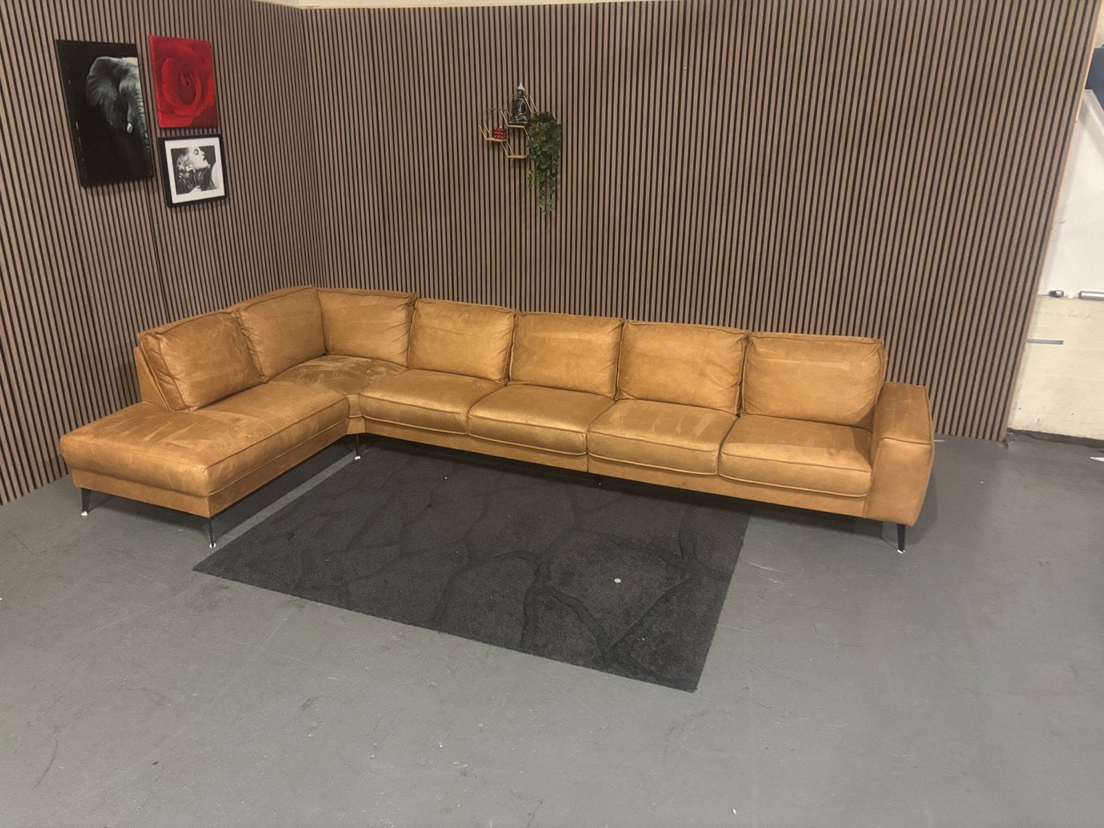 GRATIS LEVERING Haco Belfast Hoekbank 400x210 GEREINIGD, Huis en Inrichting, Banken | Bankstellen, Hoekbank, 300 cm of meer, Ophalen of Verzenden