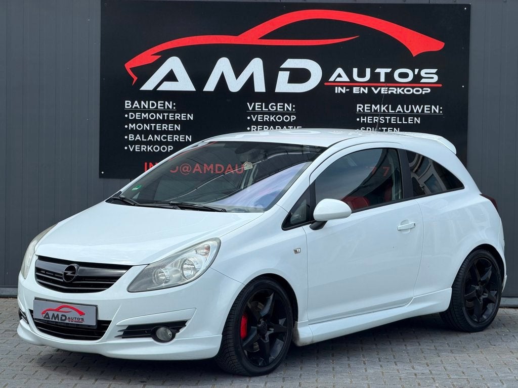Opel Corsa 1.6 16V GSI |Nap|OPC|Climate Control|Cruise|Rode, Stof, Gebruikt, Zwart, 4 cilinders