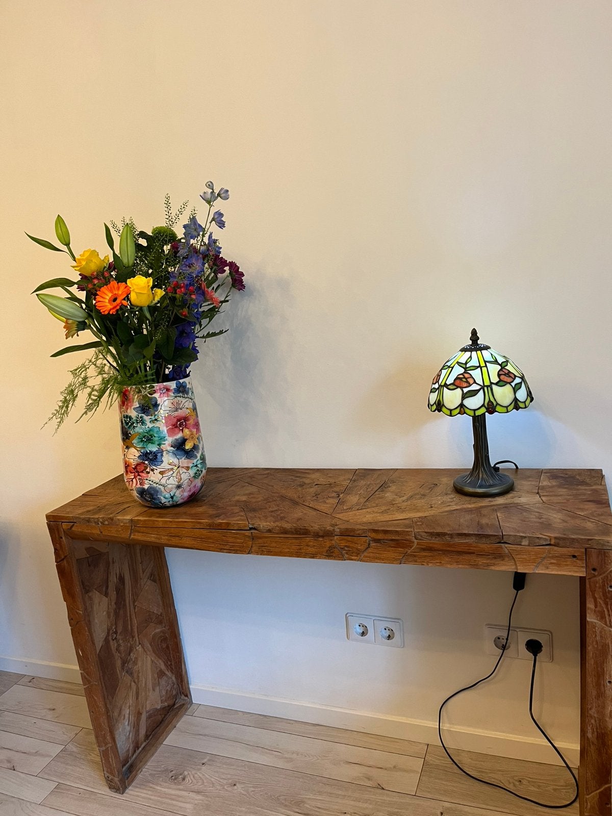 Mooie bijzettafel 120X35, Ophalen, 50 tot 100 cm, Zo goed als nieuw, 25 tot 50 cm