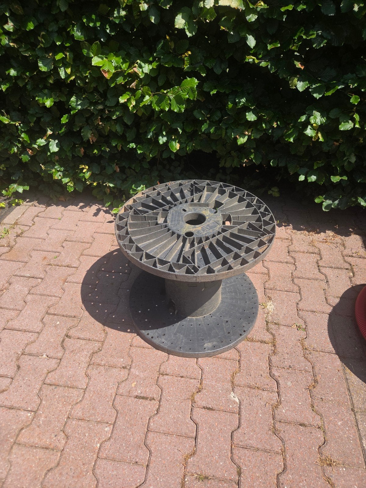 lege kabelhaspel, zwart,, Ophalen of Verzenden, Gebruikt