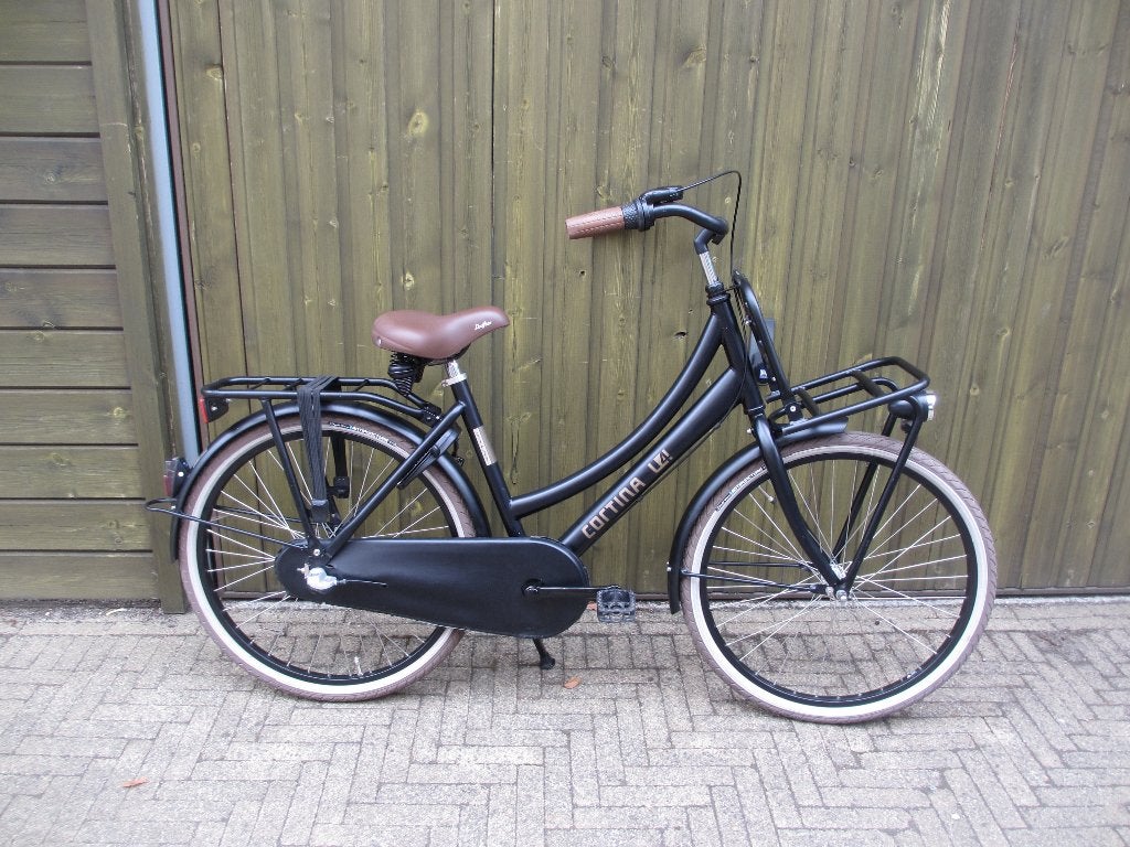CORTINA U4 Meisjestransportfiets 24 inch 3 versnel. ZGAN!, Ophalen, Terugtraprem, 24 inch, Versnellingen