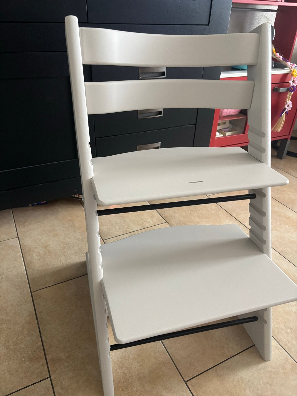 Stokke Tripp Trapp meegroeistoel - urban taupe, Ophalen, Zo goed als nieuw, Meegroeistoel, Aanschuifbaar