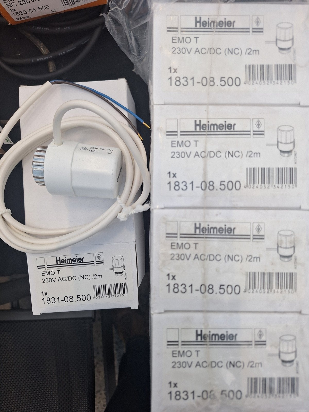5x Heimeier EMO T Thermische Motor 230V 3W NC (m2454727230 ...