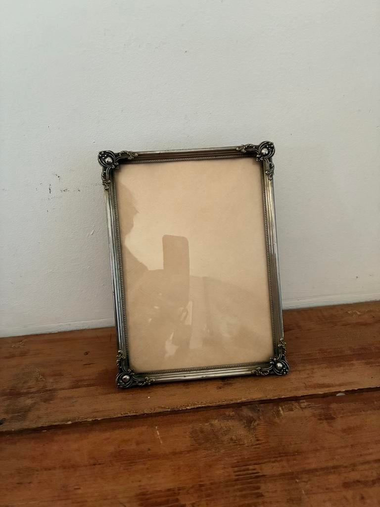 Vintage Fotolijst bol glas, Ophalen of Verzenden, Zo goed als nieuw