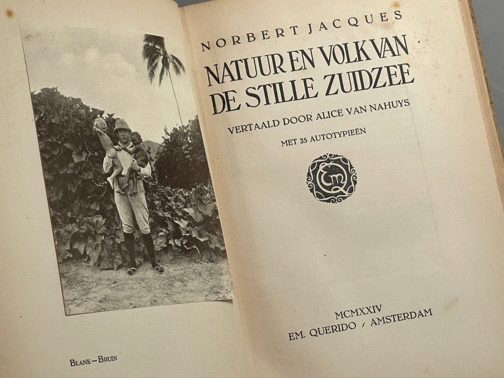 Natuur en Volk van de Stille Zuidzee (1924), Ophalen of Verzenden