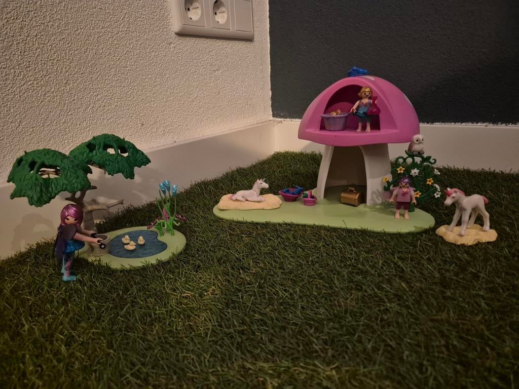 Playmobil 6055 Fairies feeenbosje met eenhoorns, Ophalen of Verzenden