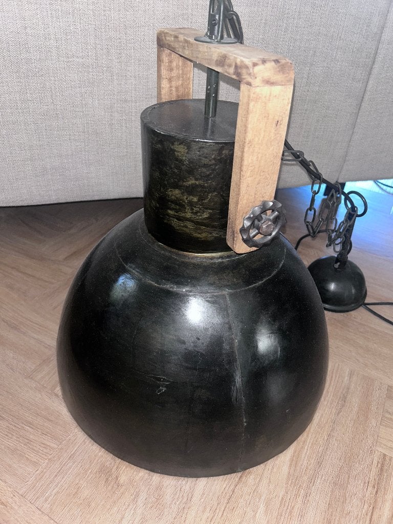 2 stuks kwaliteits hanglampen voor bijv. boven de eettafel, Ophalen, Rustiek / vintage, E27 (groot), Zo goed als nieuw