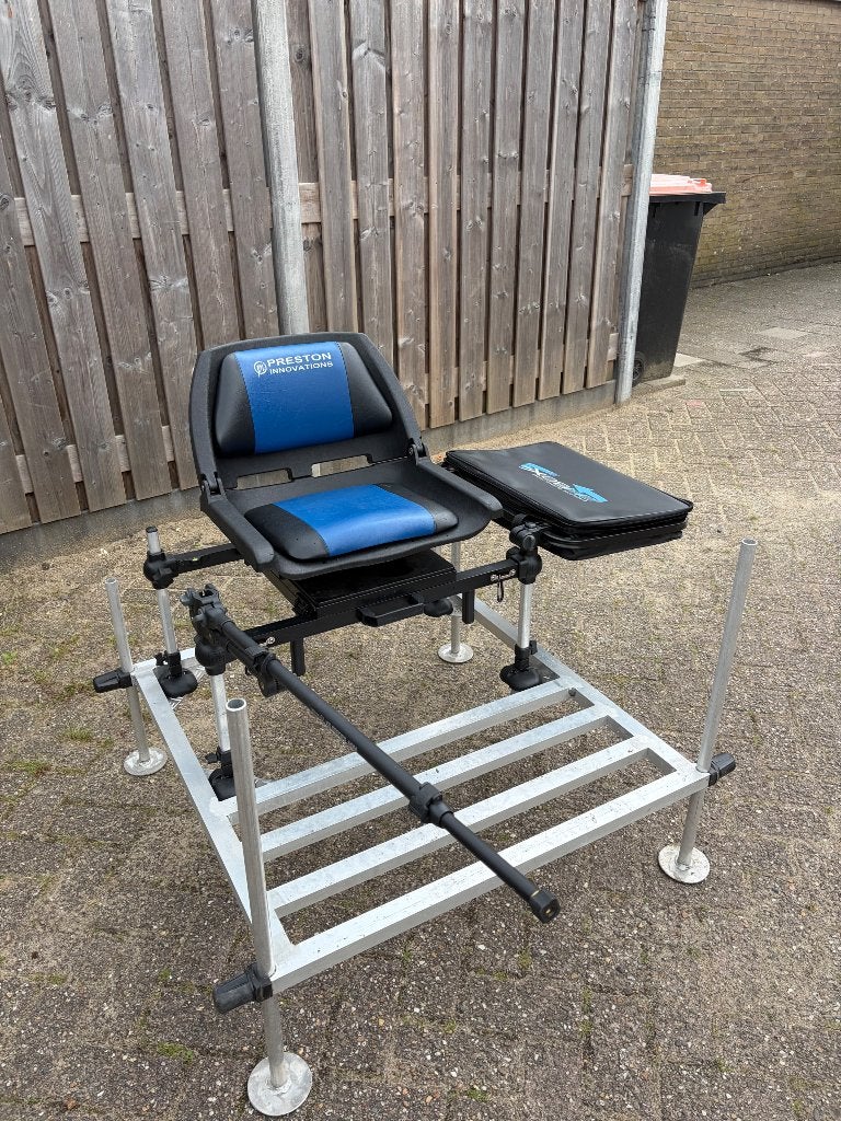 Preston innovations feeder stoel, Ophalen, Zo goed als nieuw, Complete set