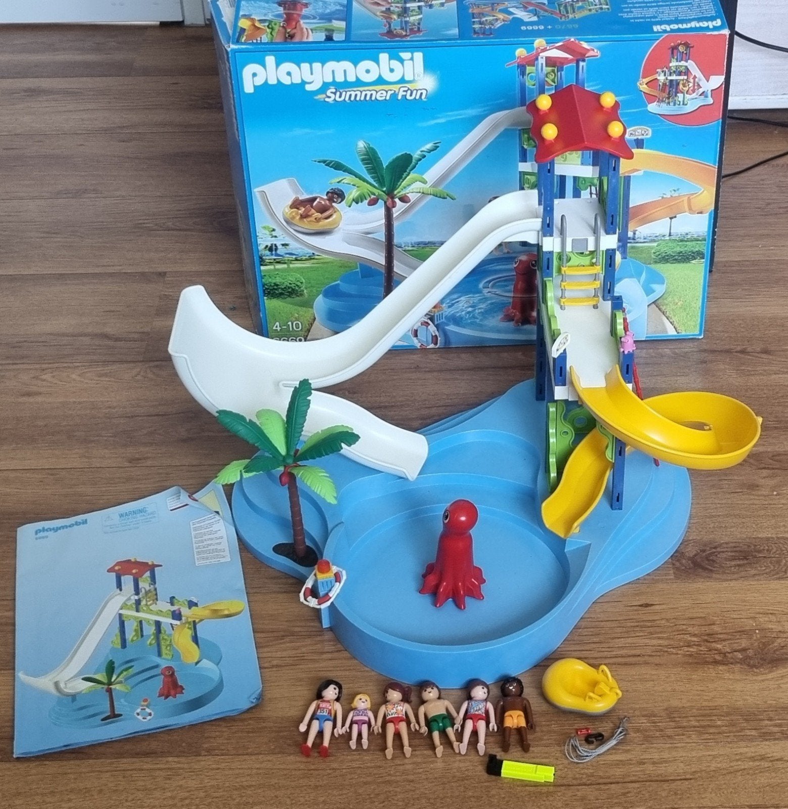 Playmobil Zwembad (6669) - Zo goed als nieuw met doos, Kinderen en Baby's, Speelgoed | Playmobil, Ophalen of Verzenden