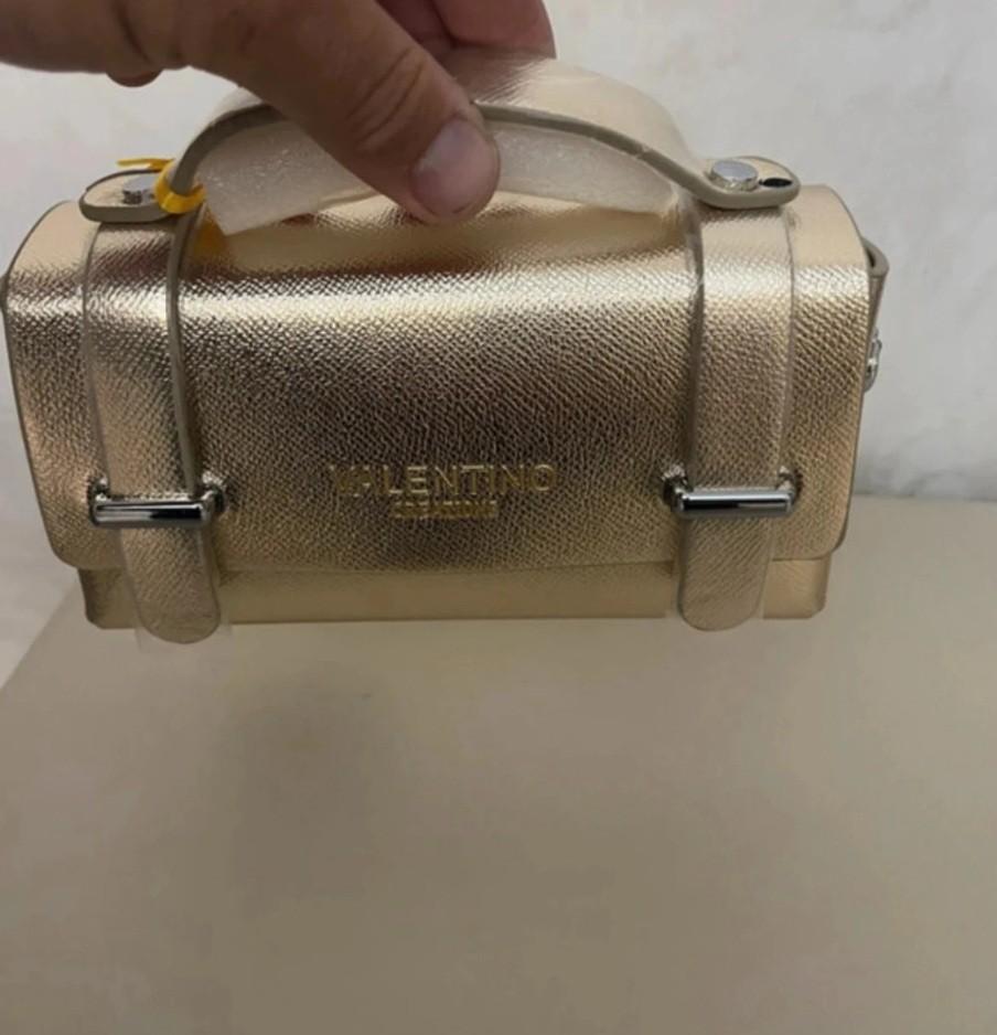 Valentino Handtas Goud - Nieuw met Prijskaartje, Ophalen of Verzenden, Zo goed als nieuw, Overige kleuren, Handtas