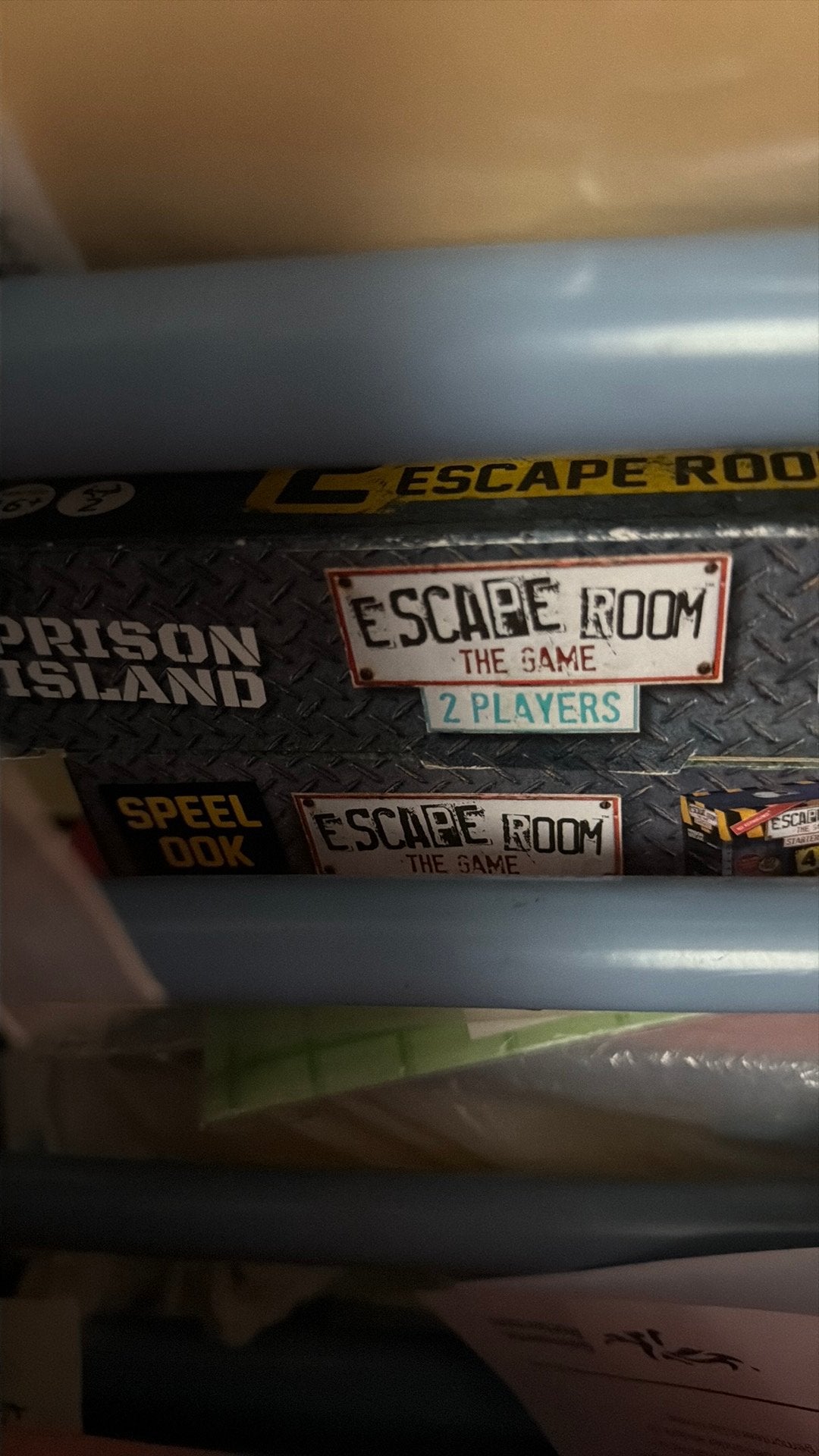 Escape room spel 2 dozen prison island mad house viking, Een of twee spelers, Ophalen of Verzenden, Zo goed als nieuw