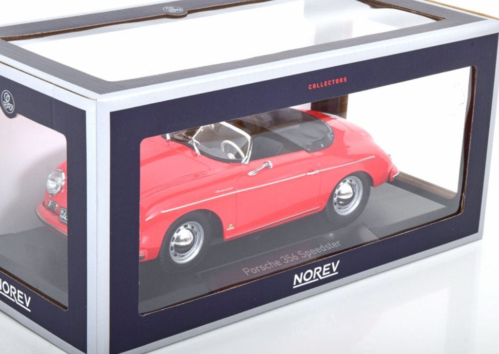 Porsche 356 Speedster 1954 Rood schaal 1/18 NOREV ref 187461, Verzenden, Nieuw, Auto, Norev