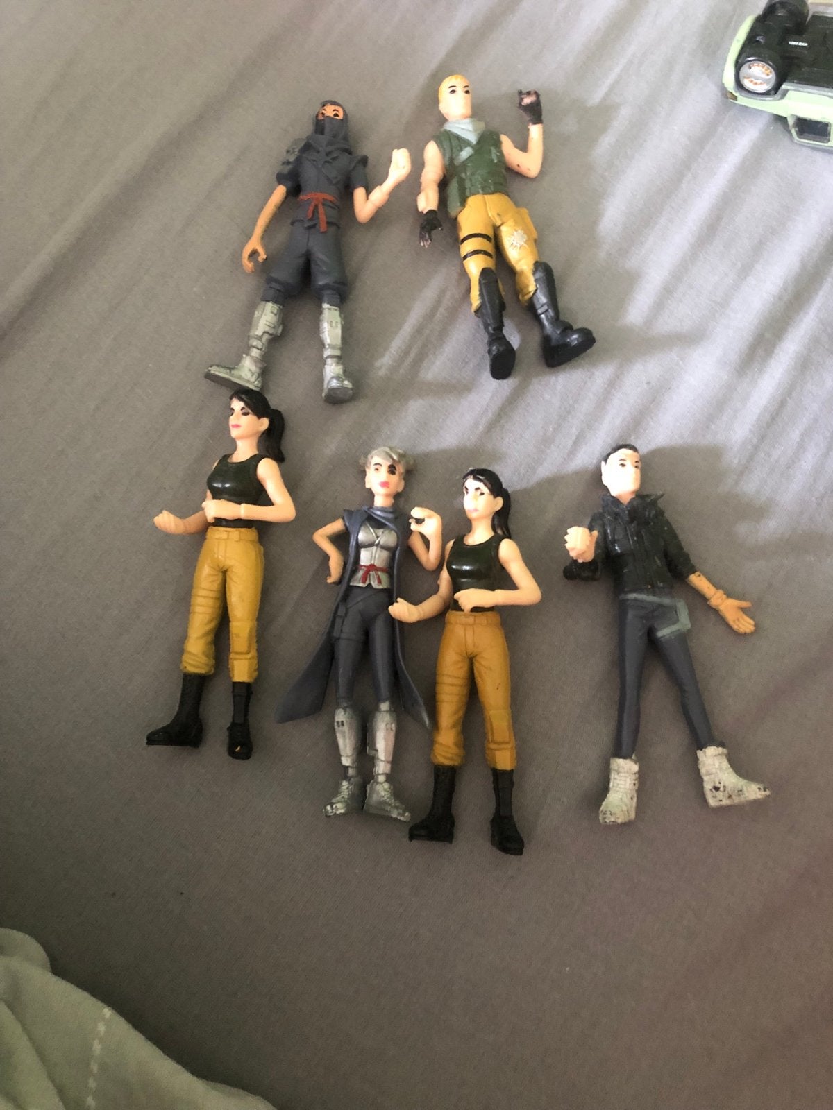 Fortnite actiefiguren set - 6 stuks, Ophalen, Gebruikt