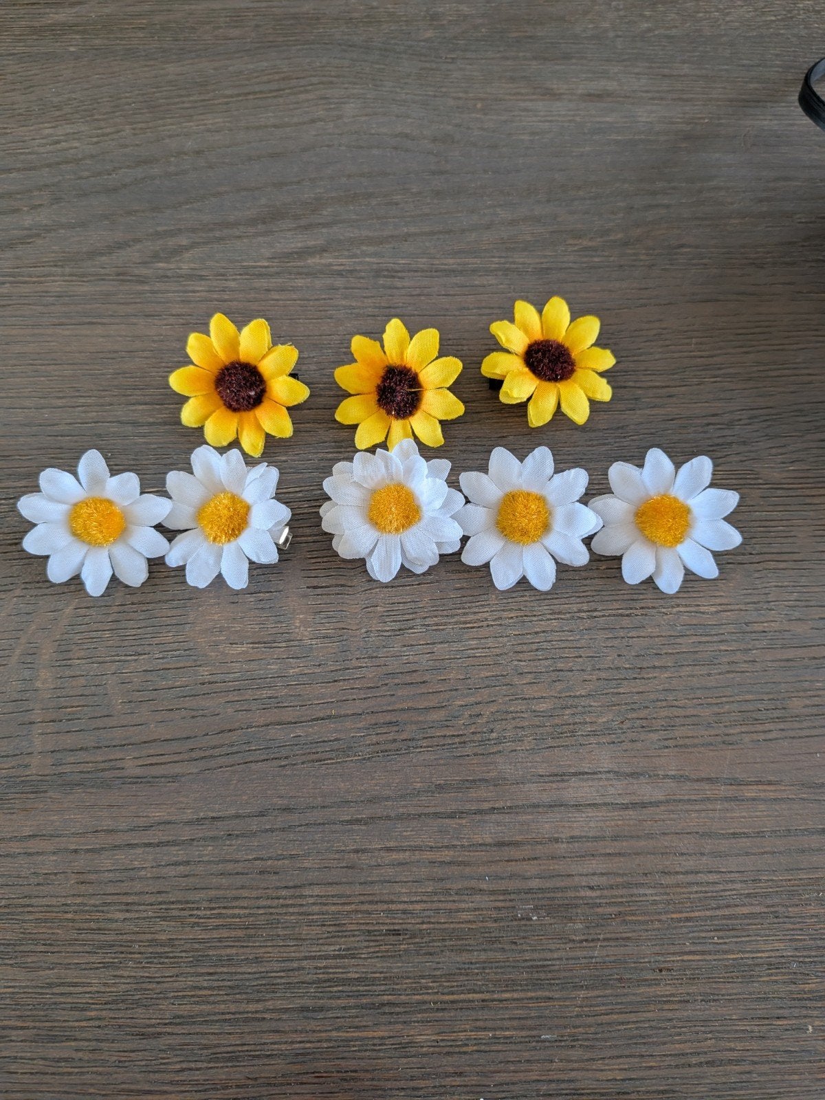 Zonnebloem en madelief haarspeldjes, Ophalen of Verzenden, Nieuw