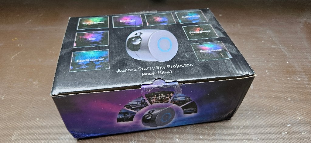 Aurora Starry Sky Galaxy projector - model HR-A1, Muziek en Instrumenten, Licht en Laser, Ophalen, Zo goed als nieuw, Laser