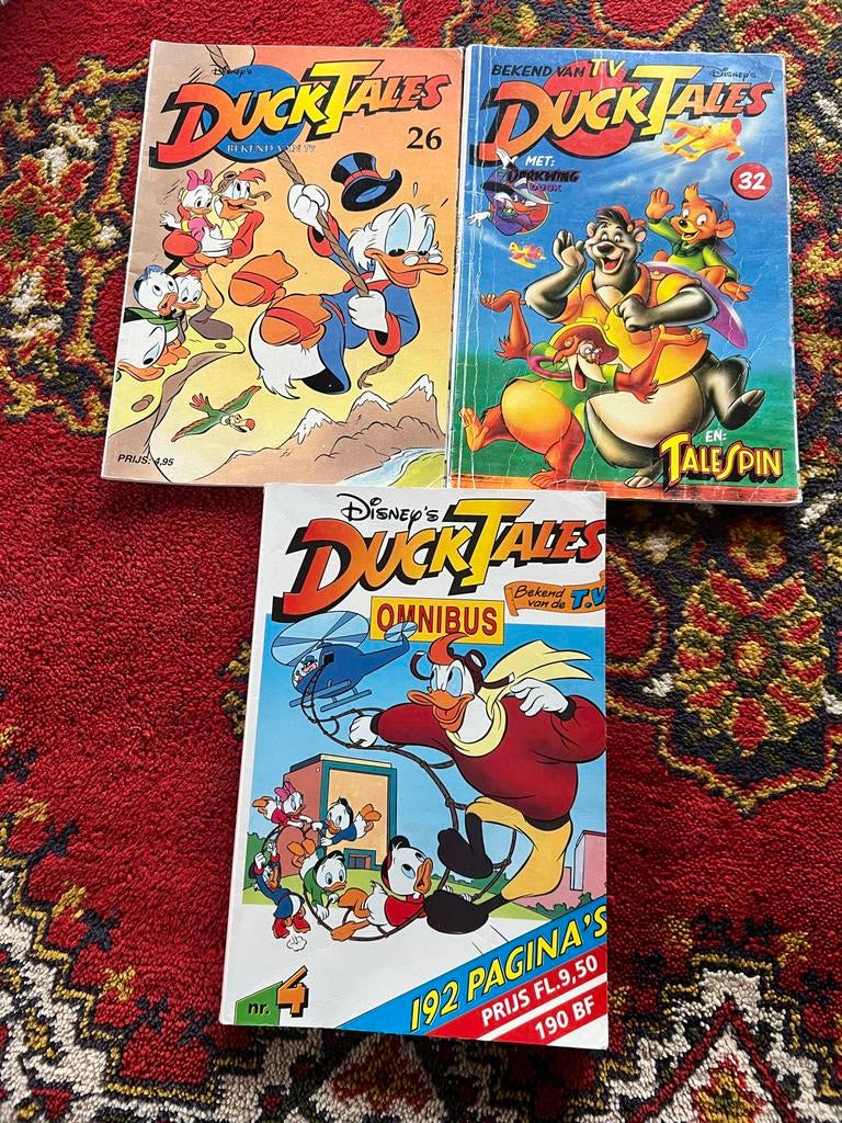 Disney's DuckTales Stripboeken - Nrs. 26, 32 & Omnibus, Boeken, Meerdere stripboeken, Ophalen of Verzenden, Gelezen