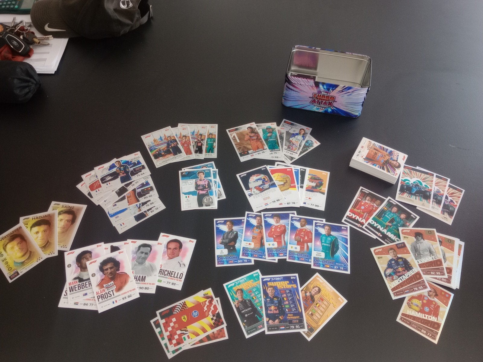 Topps Turbo Attax F1 2026 base & insert kaartjes, Ophalen of Verzenden, Zo goed als nieuw, Meerdere plaatjes