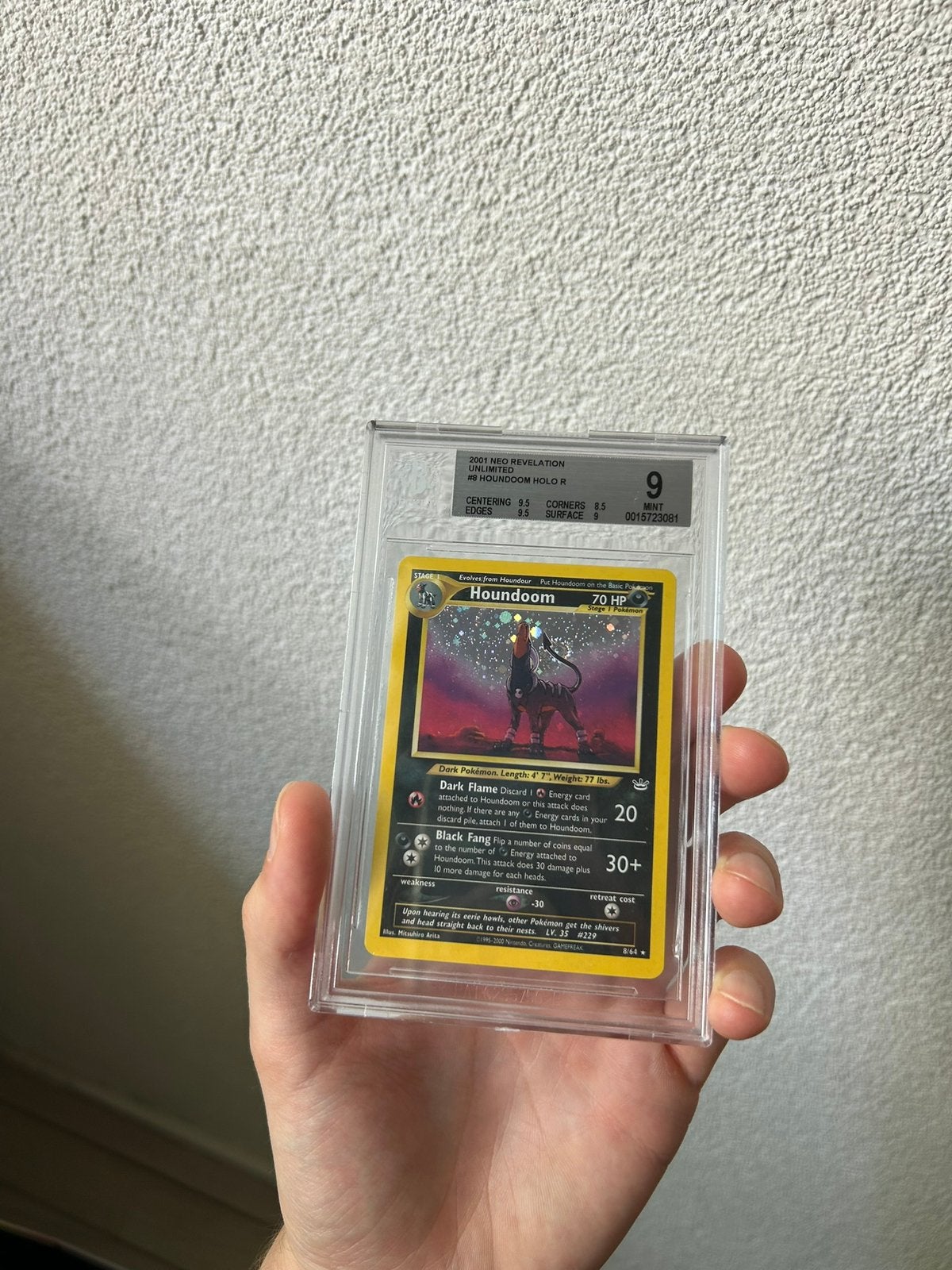 Houndoom BGS 9, Ophalen of Verzenden, Nieuw, Losse kaart, Foil