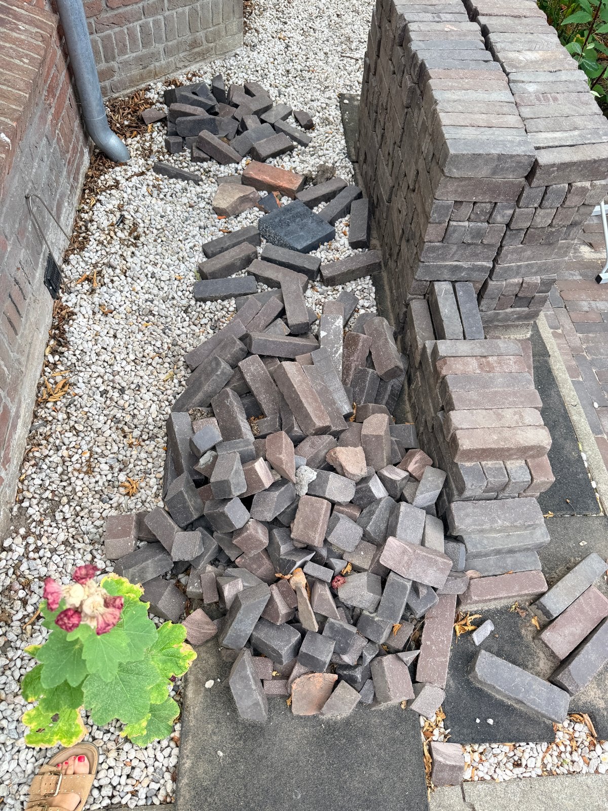 Gebruikte waaltjes voor bestrating of tuinpad, Ophalen, Overige materialen, Gebruikt, Overige typen