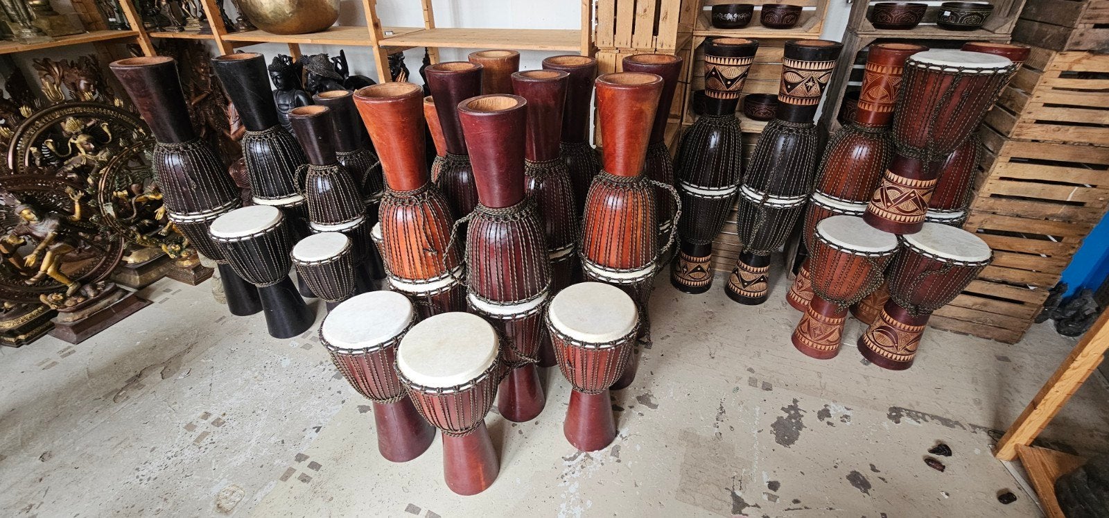 Partij Djembe's Te Koop - niet los, Ophalen, Nieuw, Trommel