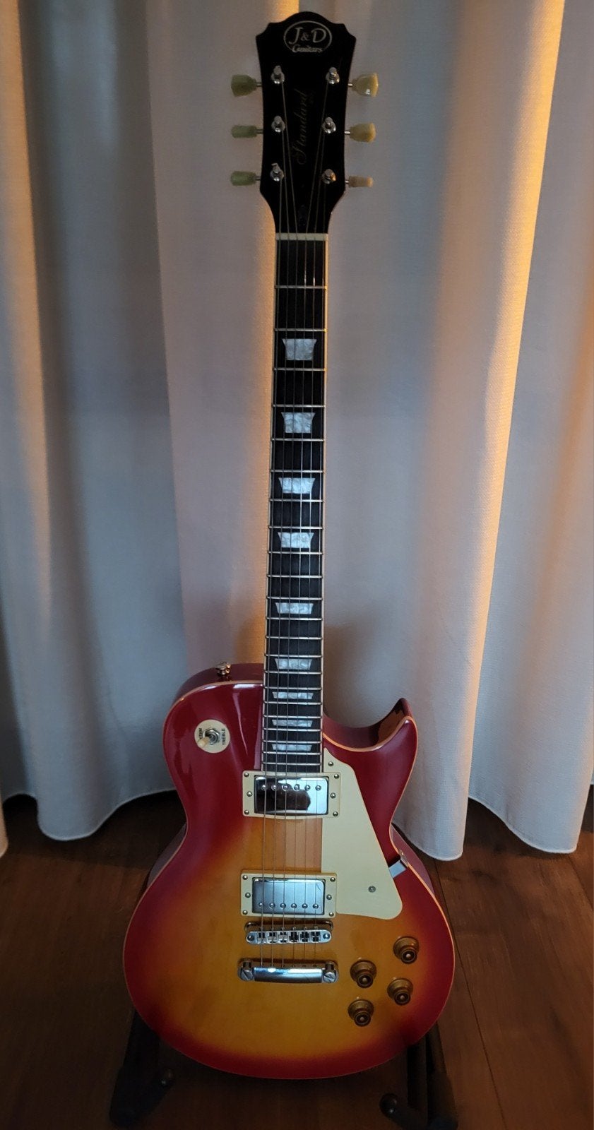 J&D Les Paul elektrische gitaar., Ophalen, Gebruikt, Solid body, Overige merken