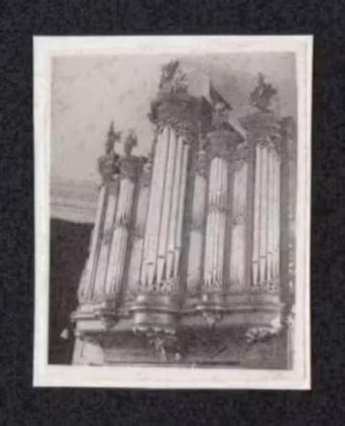 Foto Tilburg Kerk Interieur Orgel., Verzamelen, Foto's en Prenten, Foto, Ophalen of Verzenden, Zo goed als nieuw, 1940 tot 1960