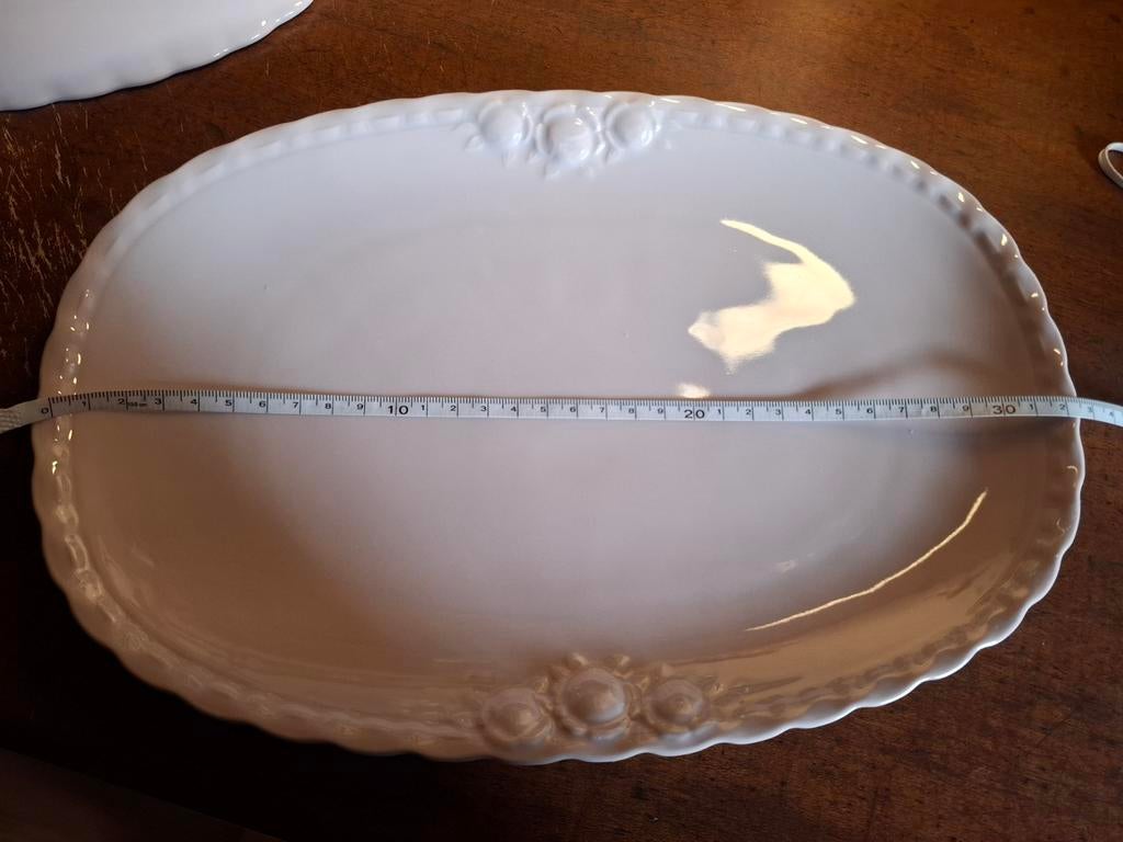Hutschenreuther lichtroze serveerschaal/bord 32 cm, Ophalen of Verzenden