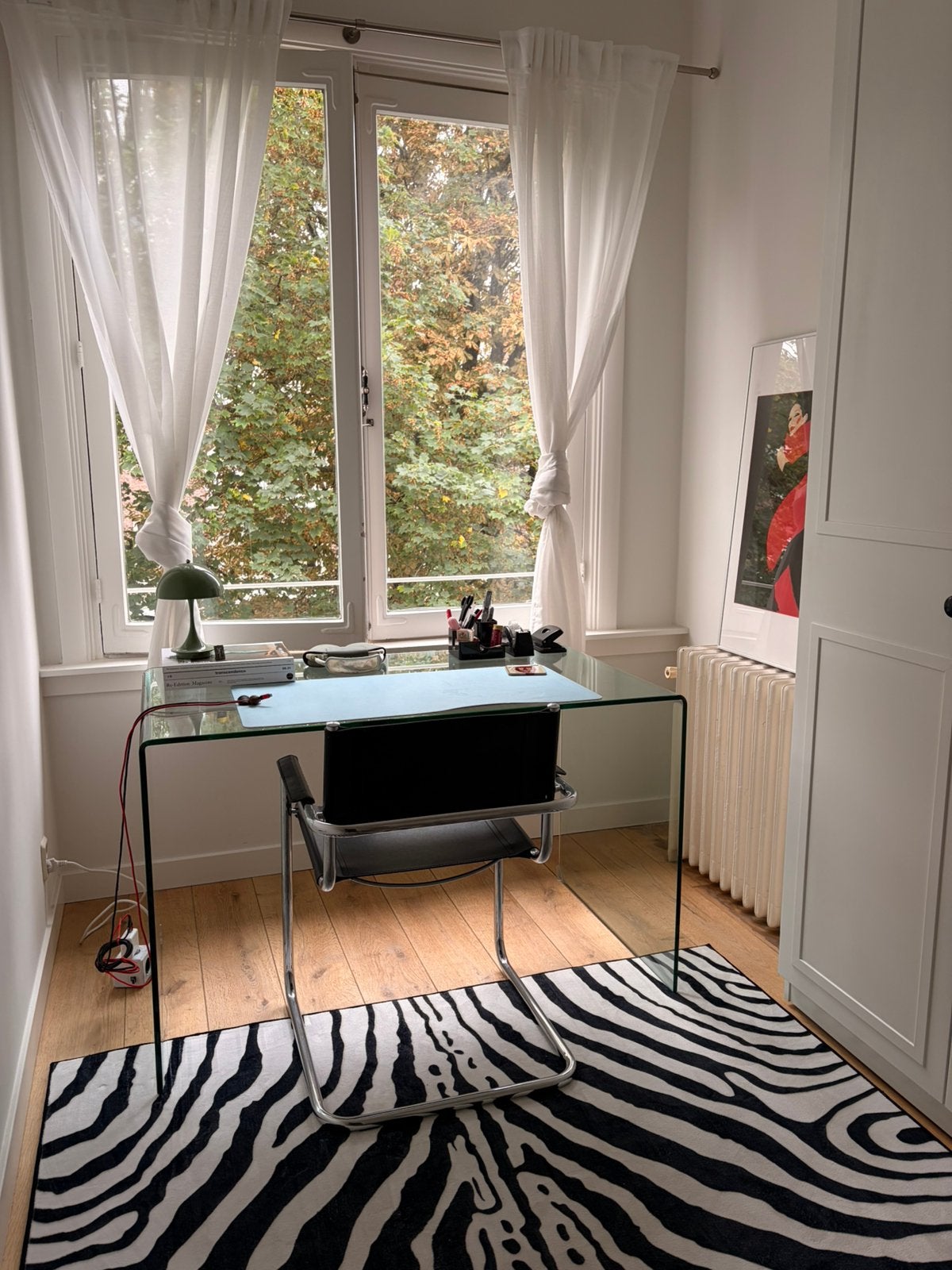 Bureau 120x60 van glas, Amsterdam