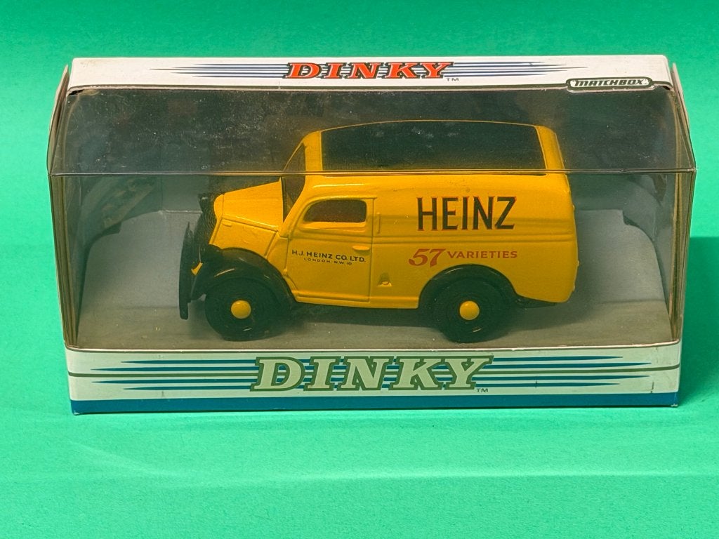 Dinky 1948 Ford E83W Heinz bestelbus 1:43, Gebruikt, Adres onbekend, Fabrikant onbekend, Mail@onbekend.com