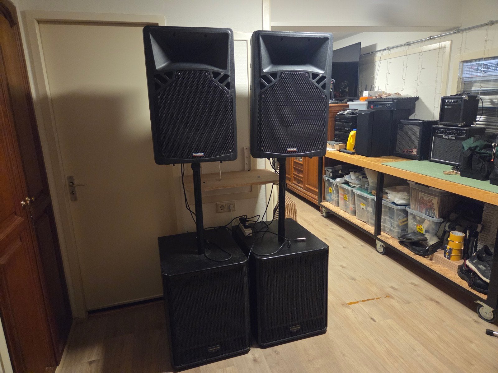 Sound Lab actief luidsprekers., Ophalen, Minder dan 500 watt