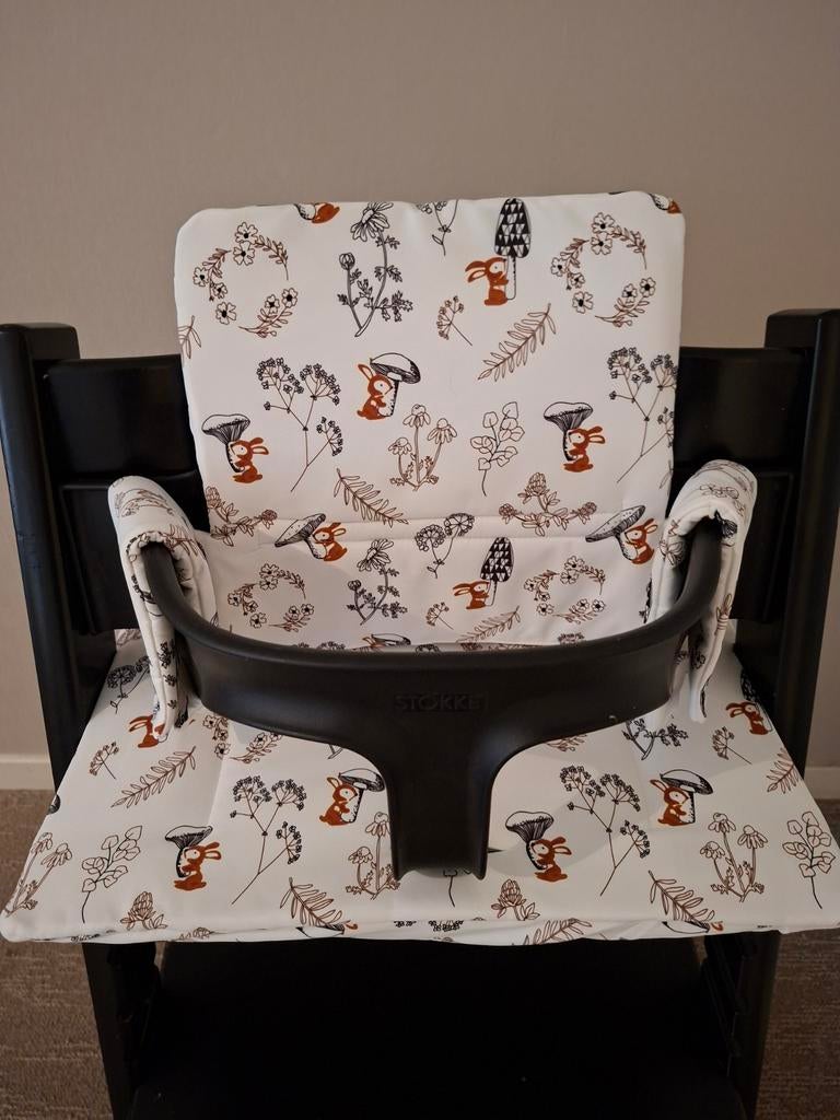 Lief klein lachje: kussensetje geschikt voor Stokke stoel, Ophalen of Verzenden, Nieuw, Meegroeistoel