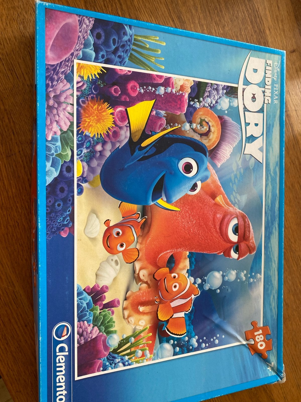 Finding Dory puzzel 180 stukjes Clementoni, Ophalen of Verzenden, Meer dan 50 stukjes, Zo goed als nieuw, 6 jaar of ouder