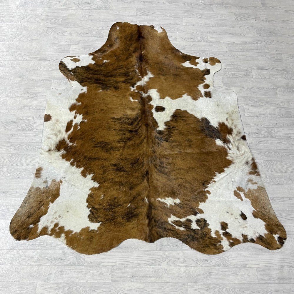 Koeienhuid tricolor Normandiër 210x195cm | Lederstore, Landelijk, modern, Scandinavisch, industrieel, 150 tot 200 cm, Overige vormen