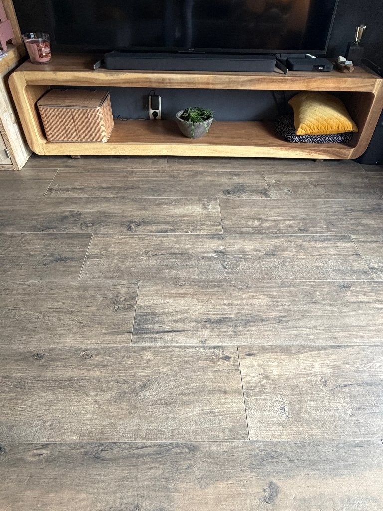 TV meubel Suar hout 200cm, Ophalen, 150 tot 200 cm, Zo goed als nieuw, Minder dan 100 cm