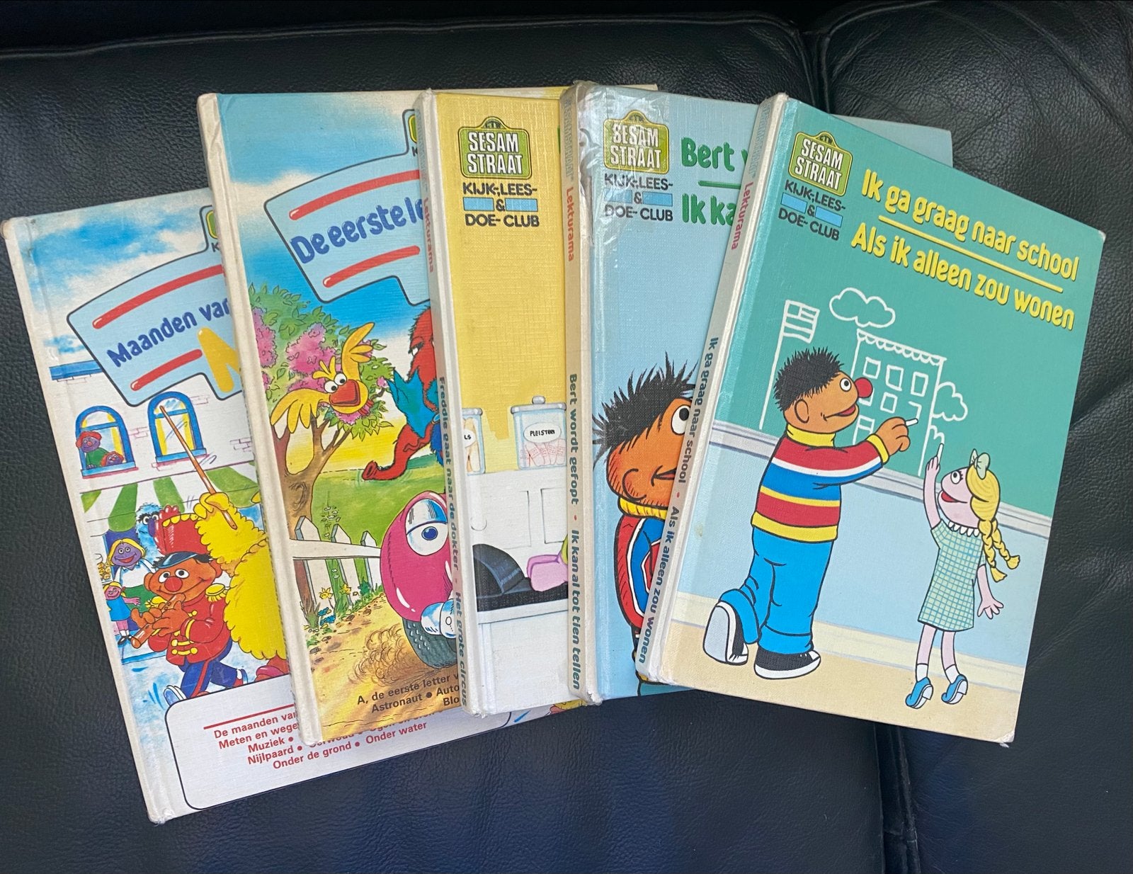 Sesamstraat Kijk-Lees-Doe-Club boeken (5 stuks), Ophalen of Verzenden, Gelezen, Fictie algemeen