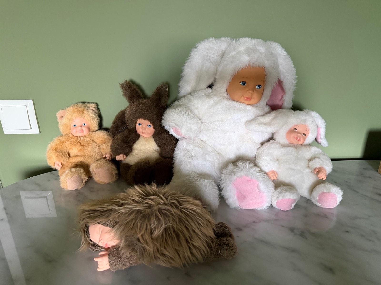 Anne Geddes poppen/knuffels, Ophalen of Verzenden, Zo goed als nieuw, Babypop