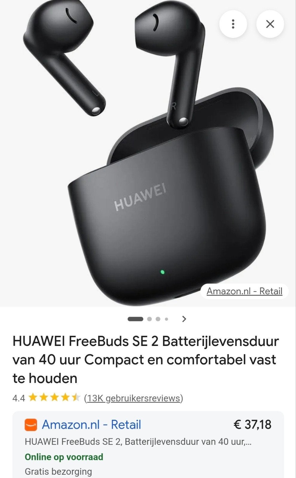 HUAWEI Freebuds SE 2 Draadloze Oordopjes - 40 uur batterij, Audio, Tv en Foto, Koptelefoons, In-ear, Nieuw, Ophalen of Verzenden