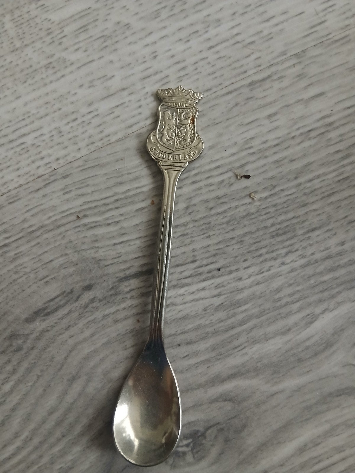 Vintage Nederland Souvenir Lepel met Wapen, Ophalen of Verzenden