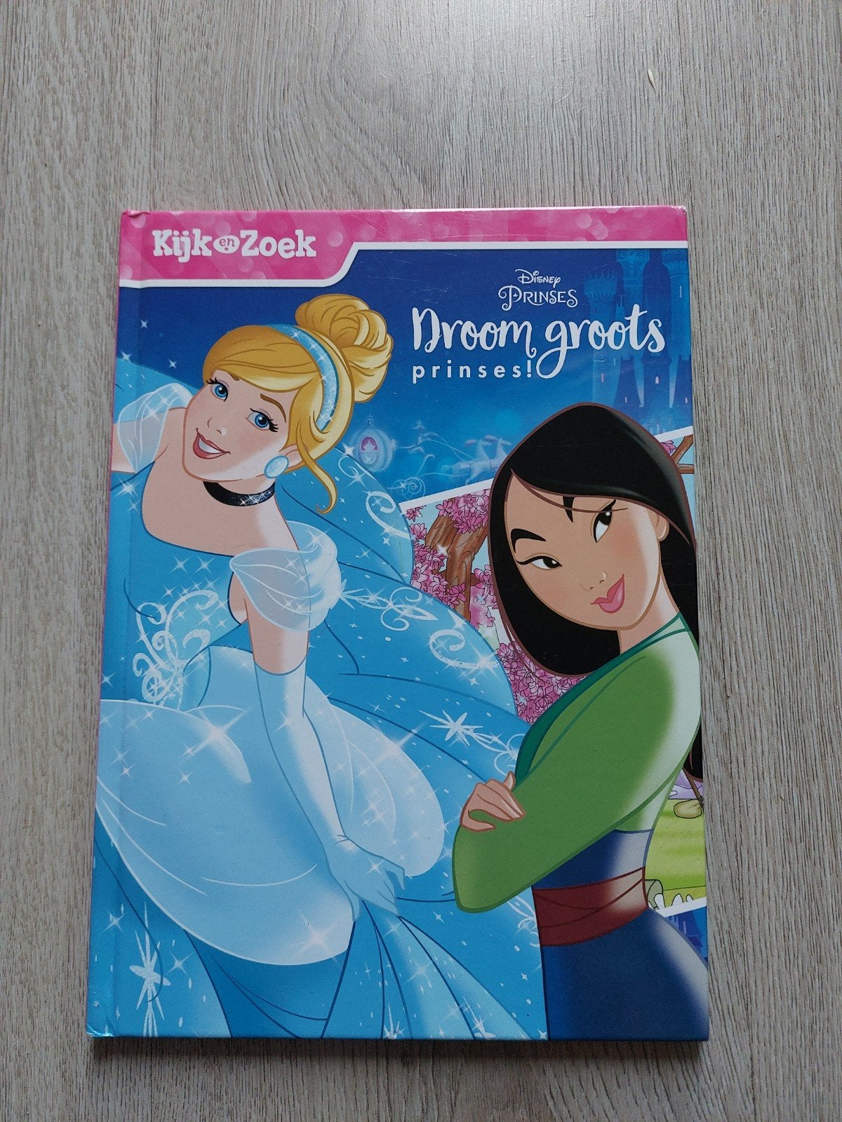 Disney Prinsessen Kijk en Zoek: Droom groots prinses!, Boeken, Ophalen, Zo goed als nieuw, Disney, Sprookjes