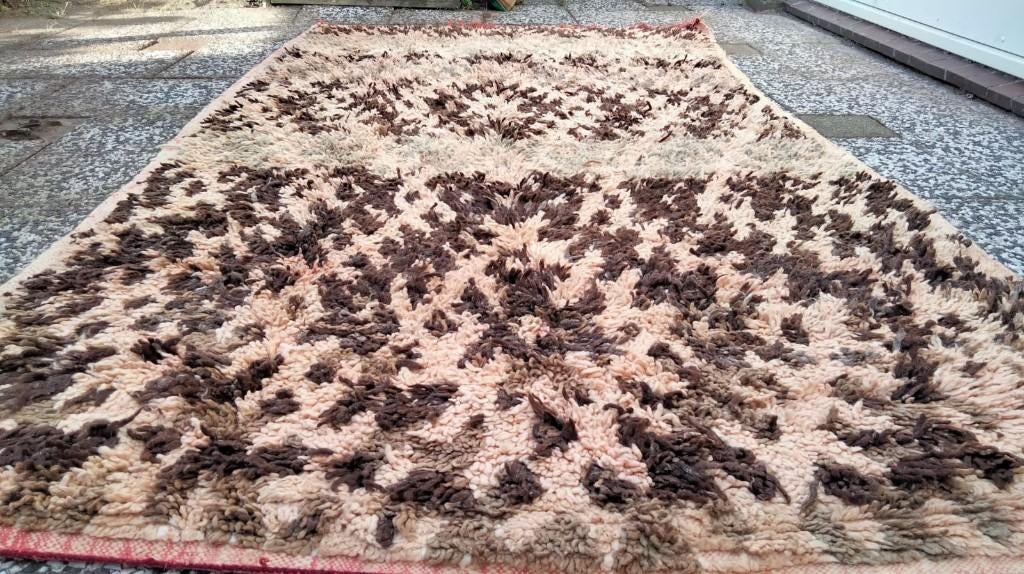 Handgeknoopt Berber kleed wol 275x150cm, Huis en Inrichting, 150 tot 200 cm, 200 cm of meer, Ophalen of Verzenden, Zo goed als nieuw