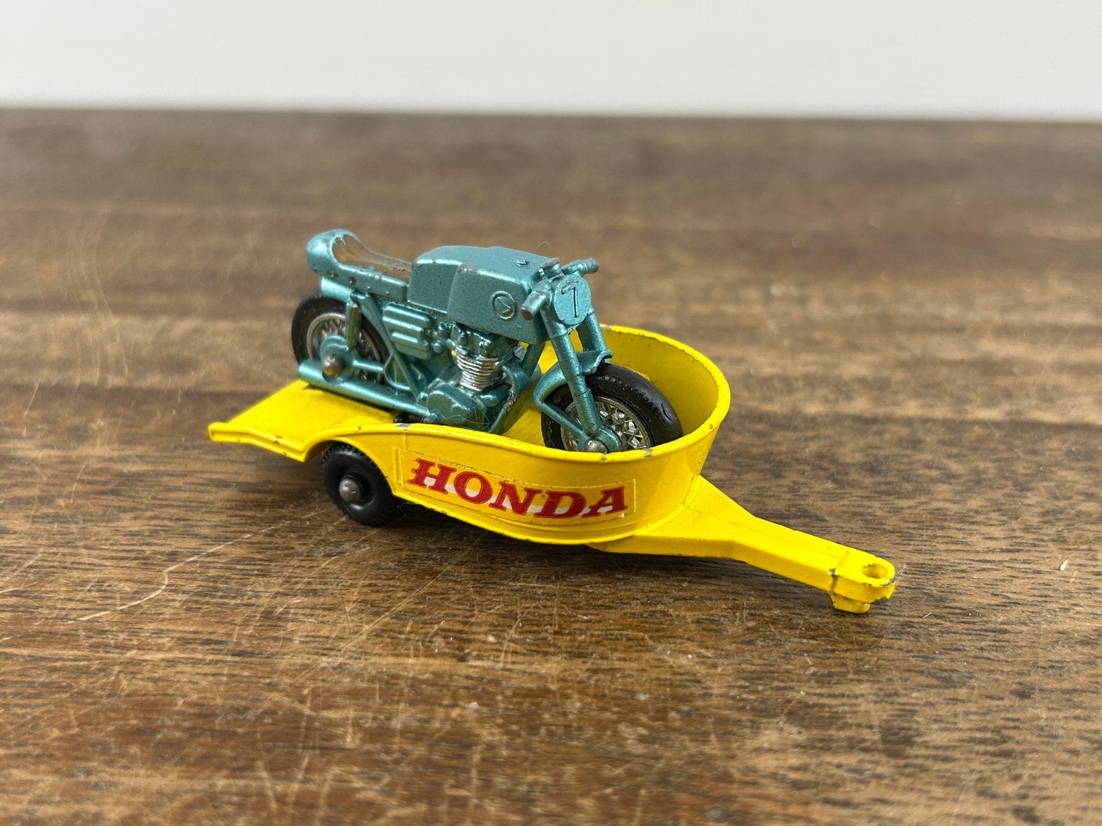 Matchbox Series 38 Honda Motorcycle Trailer, Ophalen of Verzenden, Zo goed als nieuw, Overige typen, Matchbox
