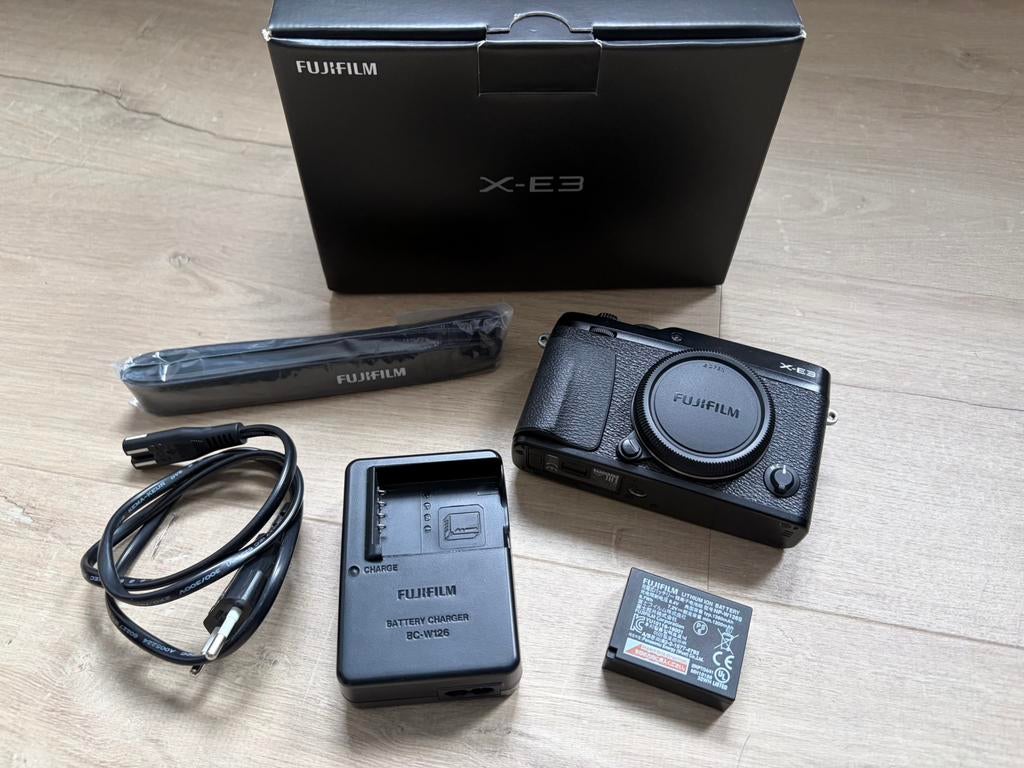 Fujifilm X-E3 body (incl grip), Compact, Ophalen of Verzenden, Zo goed als nieuw, Fuji