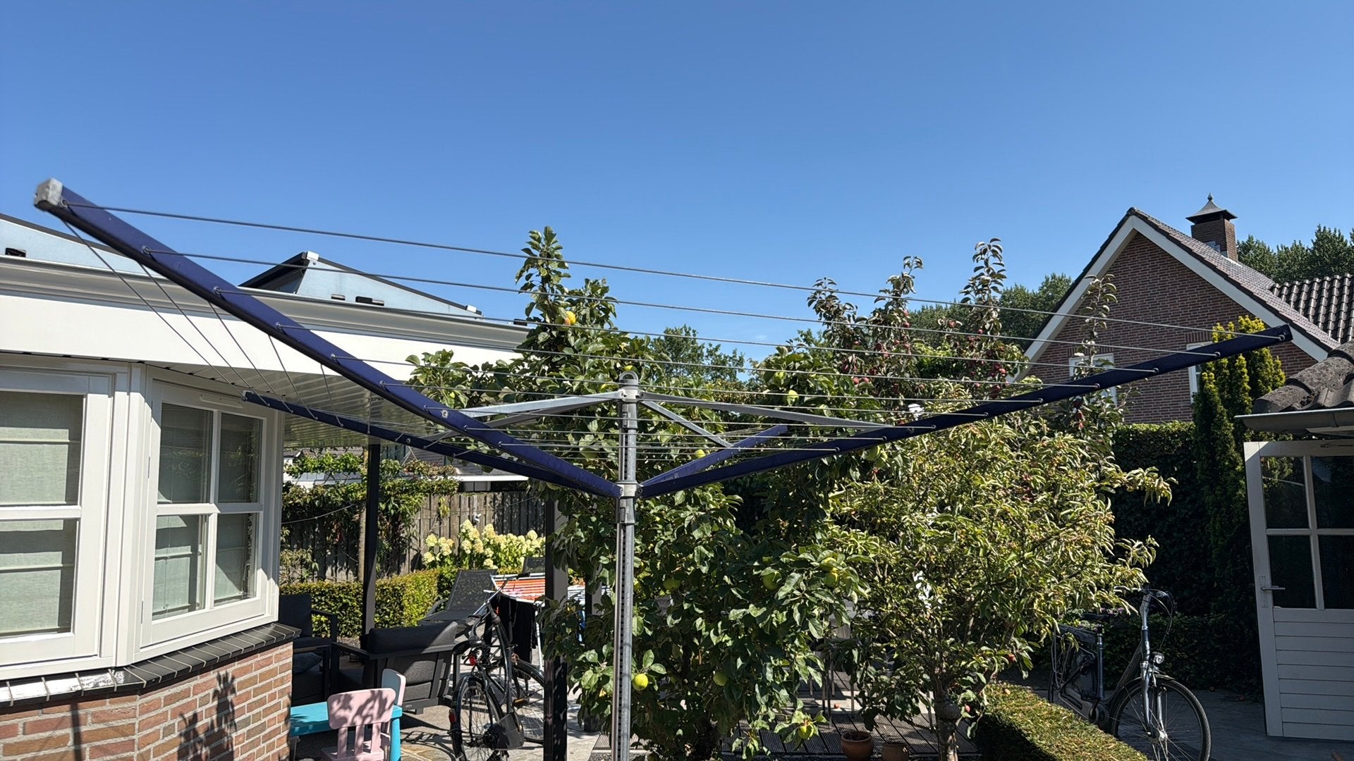 Brabantia droogmolen, Tuin en Terras, Droogmolens en Wasrekken, Ophalen, Zo goed als nieuw, Droogmolen