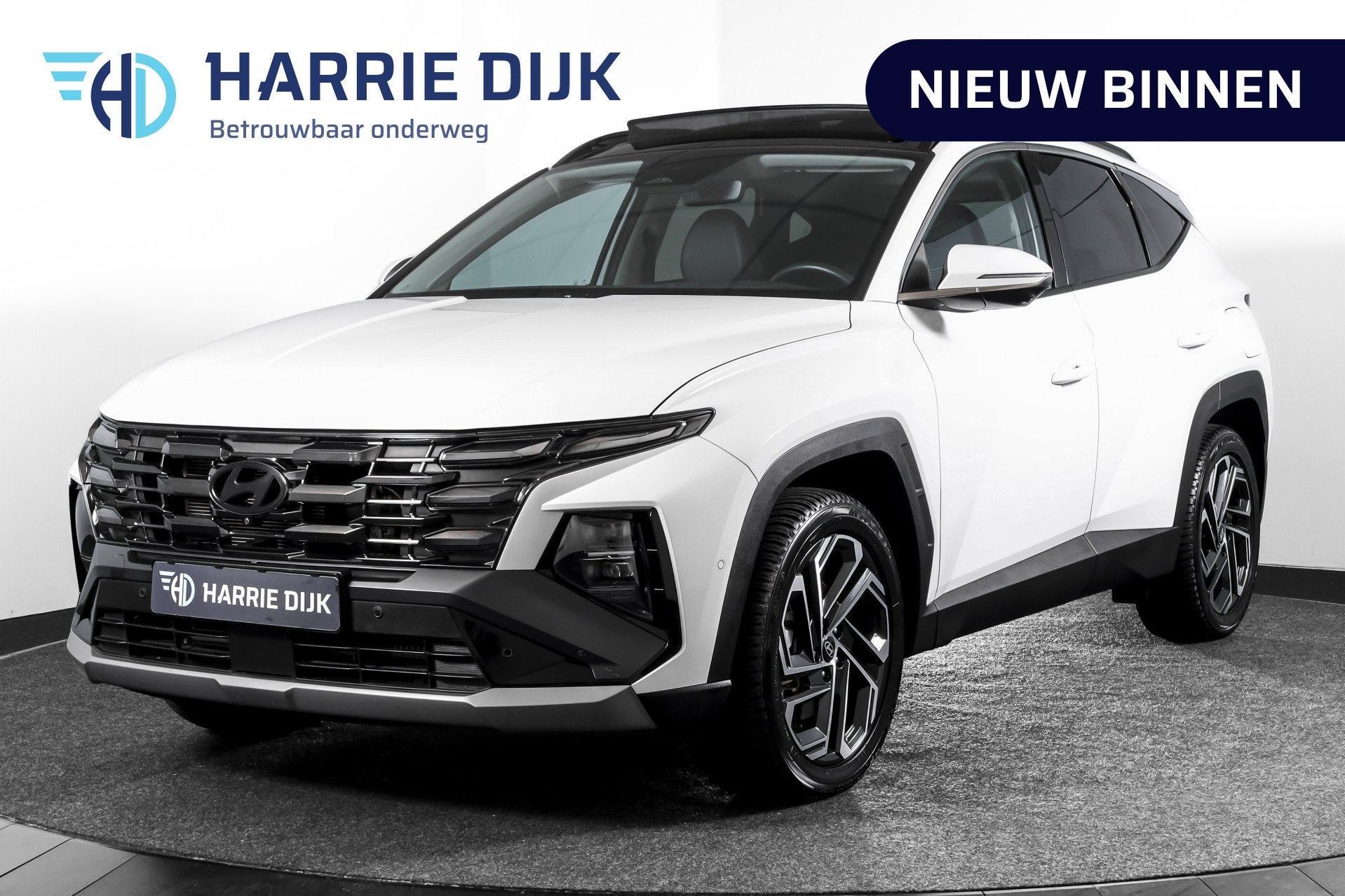 Hyundai Tucson 1.6 T-GDI PHEV Premium Sky 4WD | S/K-Panodak, Auto's, Hyundai, 12 maanden, 4 cilinders, Wit, Plug-in hybride